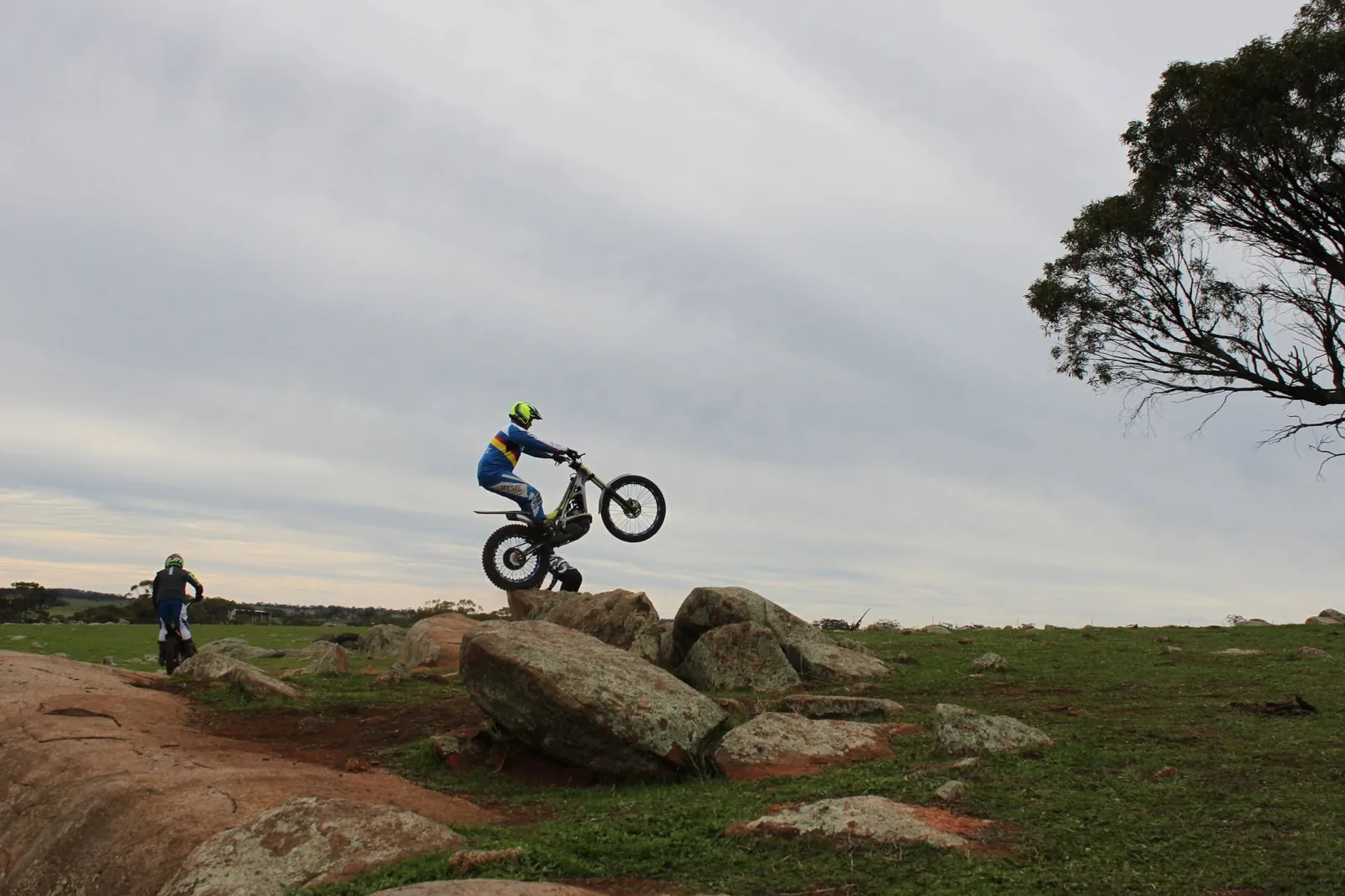 Open granite trials terrain in Western Australia